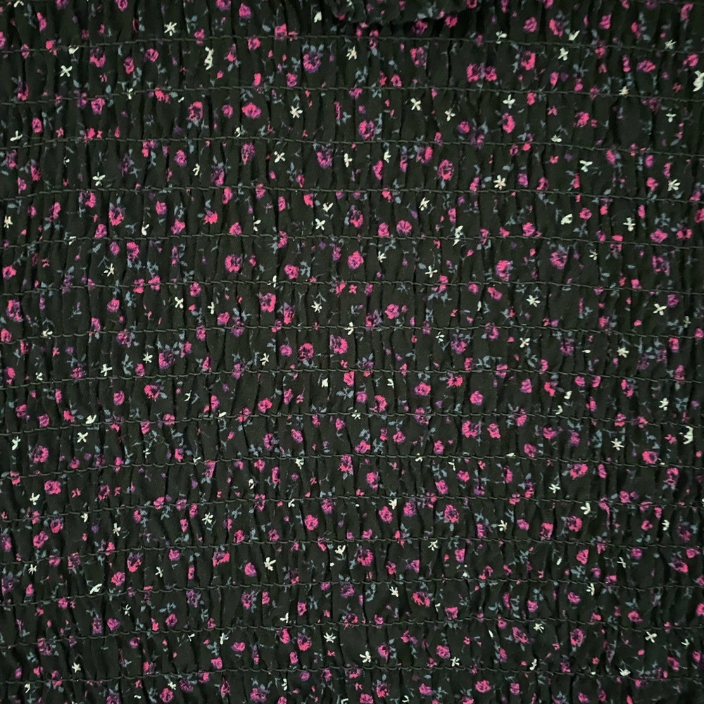 Wild Fable Mock Neck Floral Top - Picture 7 of 8